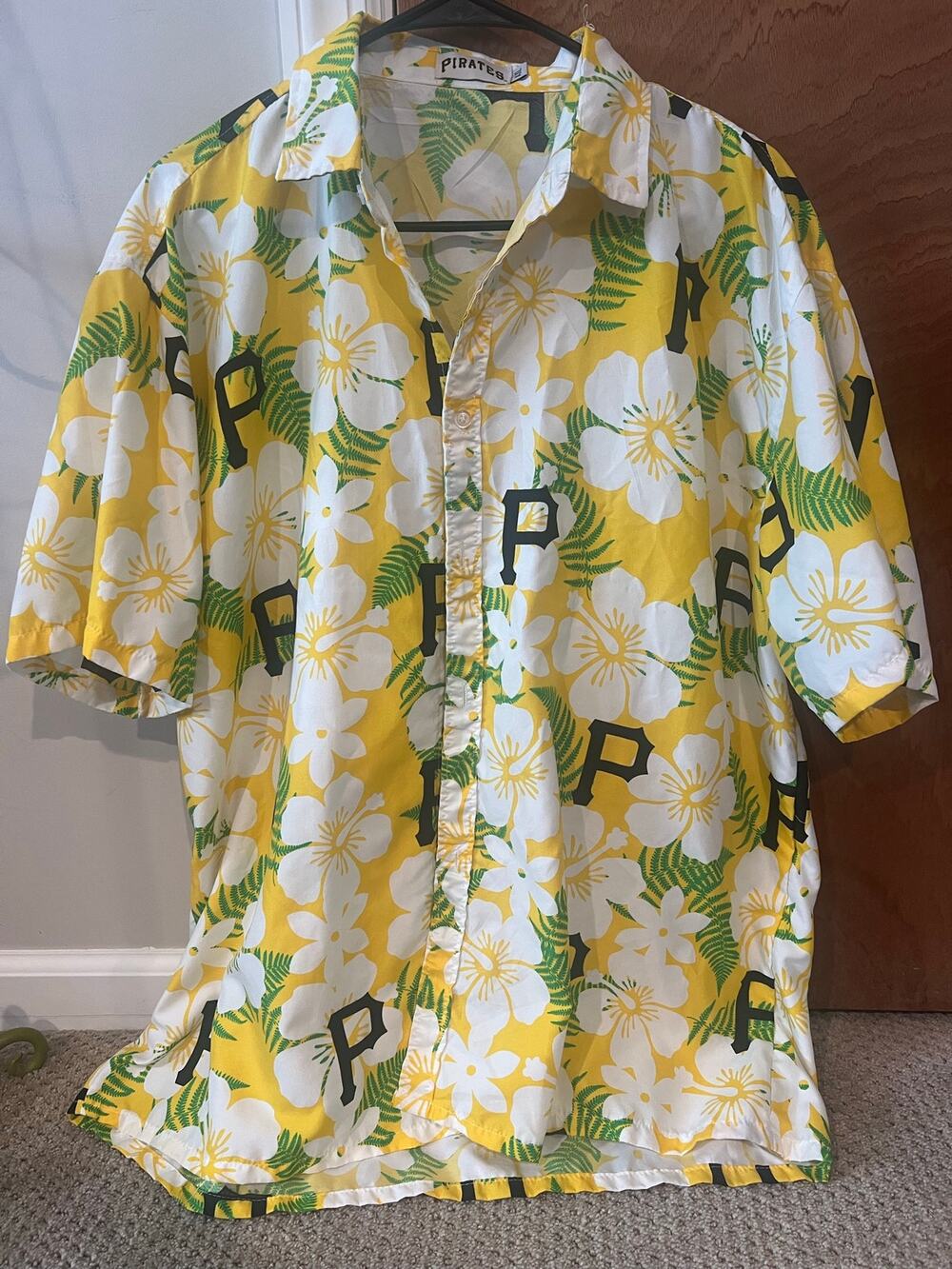 Pittsburgh Pirates Hawaiian Button Down Shirt